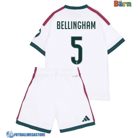 Fotballdrakt Barn Real Madrid Jude Bellingham #5 Hjemmedraktsett 2026-27 Kortermet (+ Korte bukser)